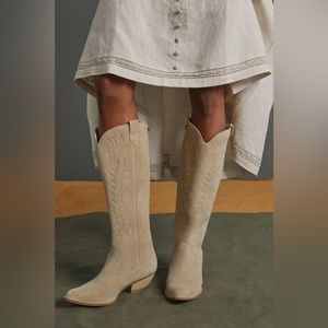 Jeffrey Campbell Cowboy Boots in Sand